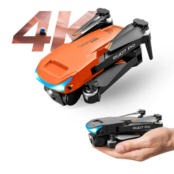 PJC RG107 RG-107 PRO 5G WiFi FPV with 4K HD ESC Dual Camera Obstacle Avoidance Optical Flow Positioning Foldable RC Drone Quadcopter RTF - Image 2