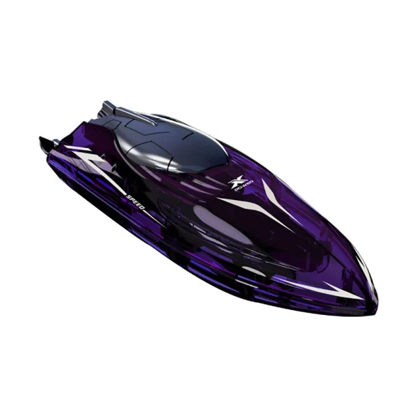 YTRC 802 RC Boat 2.4G Stunt 360 Rolling  with LED Lights 5CH RC Boat High Speed Speedboat Waterproof 20km/h Electric Racing Vehicles Models Lakes Pools Remote Control Toys - Image 2