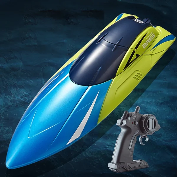 S4 2.4G RC Boat High Speed LED Light Speedboat Waterproof 15km/h Electric Racing Vehicles Models Lakes Pools Remote Control Toys - Image 7