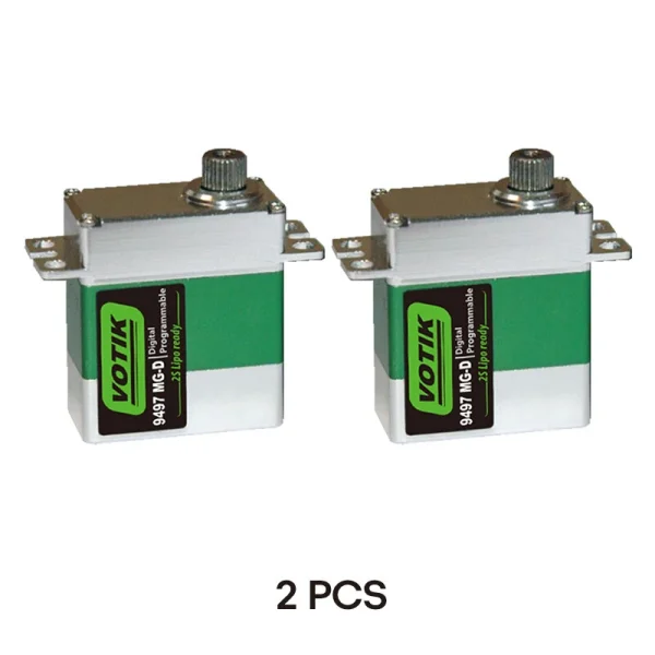 PTK VOTIK 9497 MG-D Micro Digital Servo Metal Steering Gear Coreless Motor for RC Airplane Fixed Wing Helicopter - Image 4