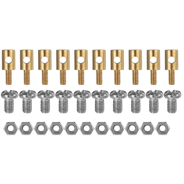 1.3mm 1.8mm 2.1mm 2.5mm 3.1mm Adjustable Pushrod Connectors Linkage Stoppers For RC Airplane - Image 2