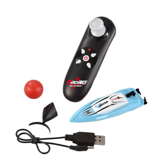 HC 804 2.4G Mini Remote Control High Speed RC Boat LED Light Palm Summer Waterproof Toy Dual Motors Pool Lakes Vehicles Models - Image 5