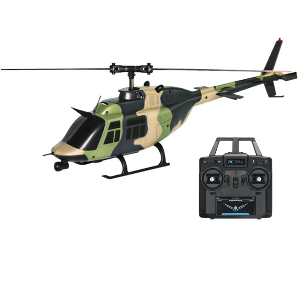 RC ERA C138 Bell 206 2.4G 6CH 6-Axis Gyro 1:33 Scale Altitude Hold Flybarless RC Helicopter RTF - Image 5