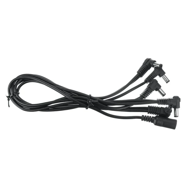 Mosky DC 9V 1A Guitar Pedal Power Supply Adapter Tip Negative with 5 Ways Daisy Chain Power Cables for Effect Pedal - Image 3
