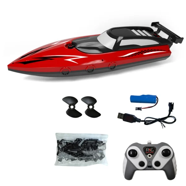 3502 3503 1/36 2.4G RC Boat Speedboat Dual Motors Waterproof LED Light Remote Control Ship High Speed Vehicles RTR Models - Image 2