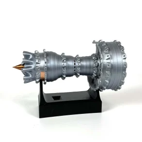 NikolaToy TR900 21cm Small Size Turbofan Engine Model High-Precision Craftsmanship Decorative Ornaments Science Discovery Toys
