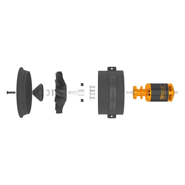 QX-Motor 64mm 12-Blade Ducted Fan EDF Unit CW/CCW With QF2822 2100KV 2300KV 3300KV 4300KV Brushless Motor For RC Airplane Jet - Image 6