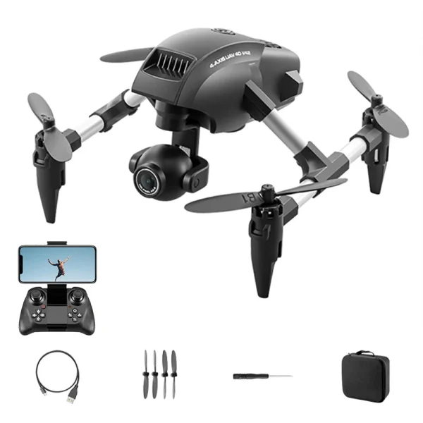 4DRC V42 MINI WiFi FPV with HD Dual Camera Switchable Optical Flow Hover 360 Roll Alloy Material RC Drone Quadcopter RTF - Image 7