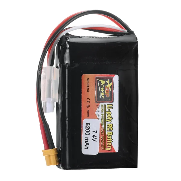 ZOP Power 7.4V 6200mAh 2S LiPo Battery With XT30 Plug for Boxer/TX16S radio - Image 5