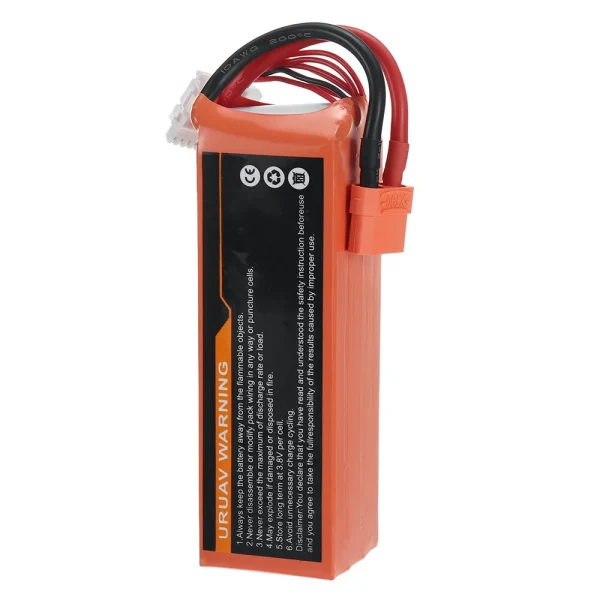 URUAV GRAPHENE Power 22.2V 3300mAh 100C 6S LiPo Battery XT90 Plug for RC Drone - Image 6