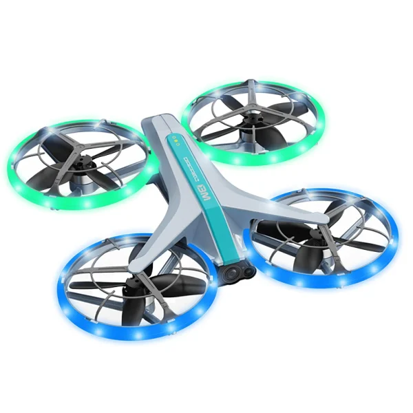 4DRC V33S WiFi FPV with HD Dual Camera Optical Flow Positioning Stunt Tumbling Colorful LED Lights Brushless Grid Full Protection Child Gift RC Toys Drone Quadcopter RTF - Image 5