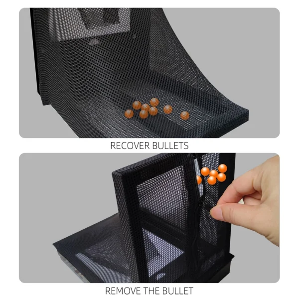Shooting Target Box Net Cloth CSGO Recycling Adult Practice Paper Targets Sling Collection Portable Foldable High Precision Scoring Toys - Image 6