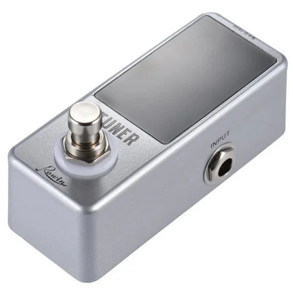 Rowin Mini Chromatic Tuner Pedal Guitar Effects Bass Musical Instruments LED Display True Bypass Guitar Bass Accessories - Image 3