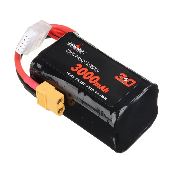 2Pcs URUAV VTC6 18650 4S 14.8V 3000mAh 15/30C 4S1P LR Li-ion LionPack Battery XT60 Plug for GEPRC Crocodile Baby 4 Crocodile7 Long Range FPV Racing Drone - Image 5