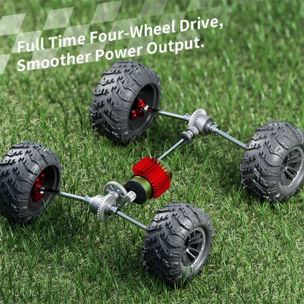 HW HW8810 RTR 1/16 2.4G 4WD 50km/h Brushless RC Car High Speed LED Light Off-Road Pickup Truck All Terrain Full Proportional Vehicles Models Toys - Image 5