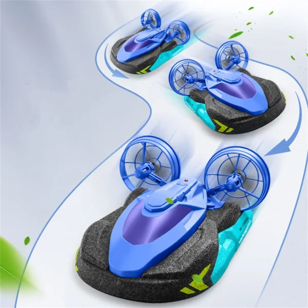 4DRC S10 2.4G Waterproof Cool Lighting Racing Drift Amphibious 2 in1 RC Car Boat RTR Vehicle Models