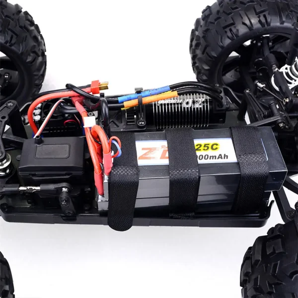 ZD Racing Two Battery 08427 1/8 120A 4WD Brushless RC Car Off-Road Truck RTR Model - Image 6