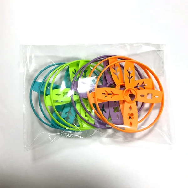 Children Launch Throw Catch Flying Saucers Outdoor Sports Games Ball Parent-child Interaction Toys Double Docking Bouncing - Image 3