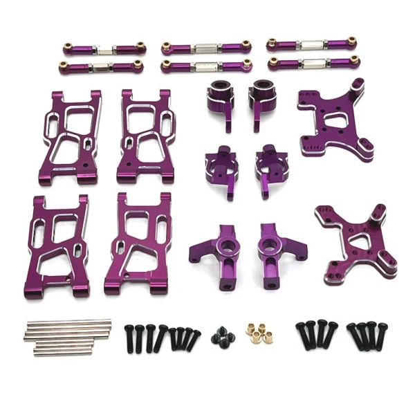 Upgrade Metal Accessories Set for Wltoys 124007 144001 124017 124019 Remote Control RC Car Spare Parts - Image 3