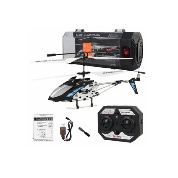 3.5CH Infrared Gyro Remote Control Anti-collision Anti-fall Alloy Helicopter RTF - Image 2