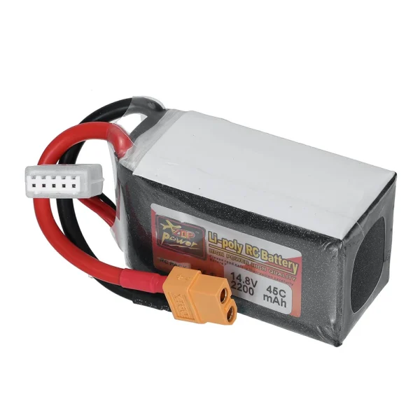 ZOP Power 14.8V 2200mAh 45C 32.56Wh LiPo Battery XT60 Plug for RC Drone