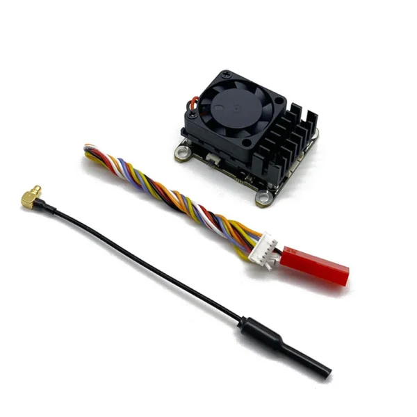 5.8G 48CH 2W 2-4S Power Transmitter VTX 2.5mm Camera Built-in Microphone MMCX Antenna with Cooling Fan Image Transmission FPV System for RC FPV Racing Drone - Image 2