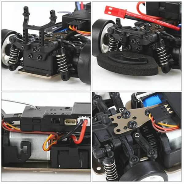 Wltoys K969 1/28 2.4G 4WD Brushed RC Car Drift Car Two Battery 7.4V 400mAh - Image 3
