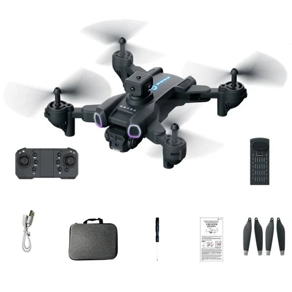 JJRC H117 Sunsdow WiFi FPV with 4K ESC HD Dual Camera 360 Obstacle Avoidance Optical Flow Positioning Colorful LED Brushless Foldable RC Drone Quadcopter RTF - Image 4