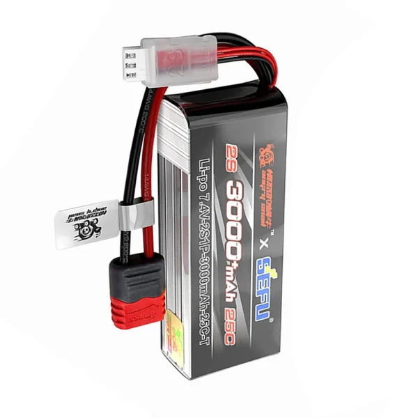 MJX 2S 7.4V 25c 3000mAh L I-PO Battery with T-plug for MJX 16208 16209 14209 14210 RC Car Parts - Image 5