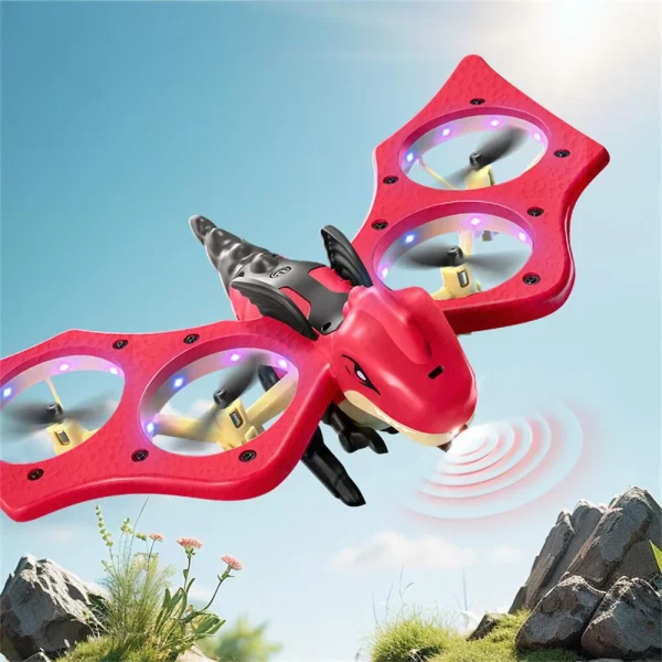 4DRC V48 Dinosaurs Gravity Sensing Obstacle Avoidance EPP Foam 2.4G Remote Control RC Toys Gifts Drone Quadcopter Airplane RTF - Image 4