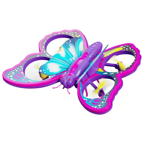 4DRC V40 Butterfly Intelligent Gravity Sensor Obstacle Altitude Hold Mode 360 Filp Colorful LED Lighting Toys Kids Gift 2.4G 4CH 6-Axis RC Drone Quadcopter RTF