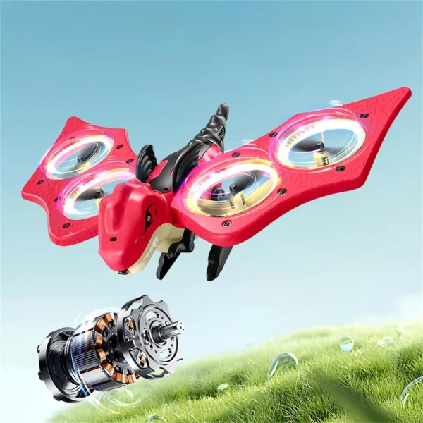 4DRC V48 Dinosaurs Gravity Sensing Obstacle Avoidance EPP Foam 2.4G Remote Control RC Toys Gifts Drone Quadcopter Airplane RTF - Image 3