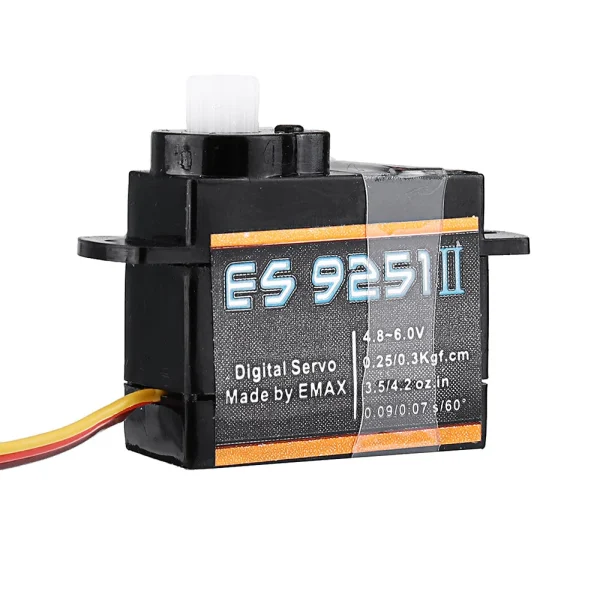 6PCS Emax ES9251  Upgrade Version 3g Plastic Gear Micro Digital Servo For RC Model - Image 6