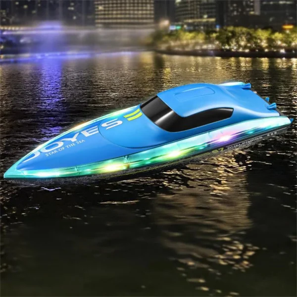 4DRC S7 RTR 2.4G RC Boat Waterproof Speedboat LED Light High Speed Remote Control Ship Dual Motors Vehicles Models Toys - Image 6