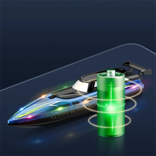 3502 3503 1/36 2.4G RC Boat Speedboat Dual Motors Waterproof LED Light Remote Control Ship High Speed Vehicles RTR Models - Image 6