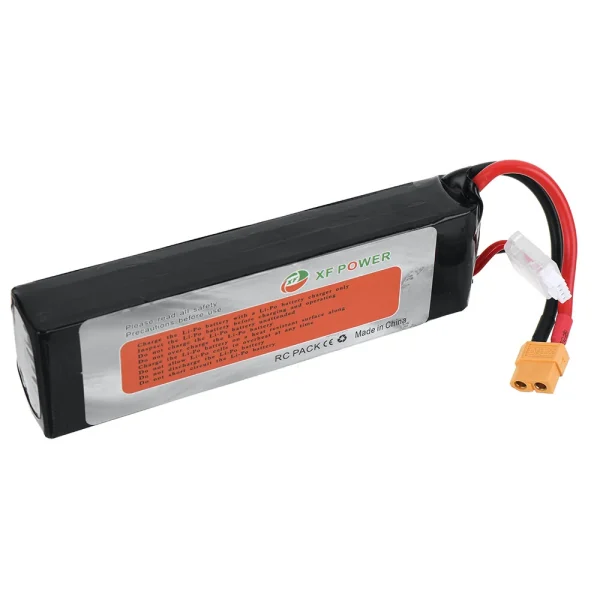 XF POWER 11.1V 5000mAh 100C 3S LiPo Battery XT60 Plug with T Deans Plug for RC Drone - Image 6