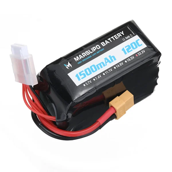 MARSLIPO 22.2V 1500mAh 120C 6S Lipo Battery XT60 Plug for SpeedyBee Master 5 V2 Darwinfpv CineApe35 6S iFlight SH CineFlow 5  FPV Racing Drone - Image 4