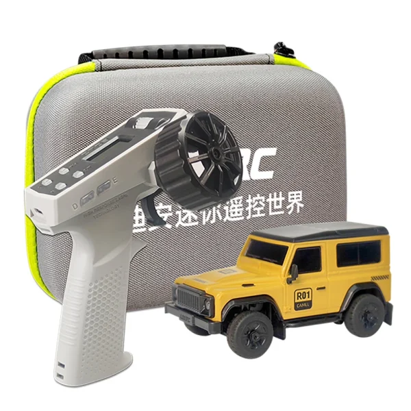 LDARC R01 1/64 2.4G RWD RC Car Micro Rock Crawler Mini Climbing Truck LED Light 3 Speed Off-Road Vehicles Models Remote Control Racing Full Proportional Toys 60 Minutes Working Time - Image 4