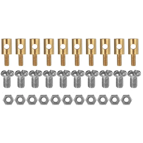 50PCS 1.8mm Adjustable Pushrod Connectors Linkage Stoppers For RC Airplane - Image 2