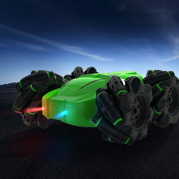 2.4G 4CH Stunt Drift RC Car Deformation Remote Control Rock Crawler Roll Flip Kids Robot Auto Toy - Image 4