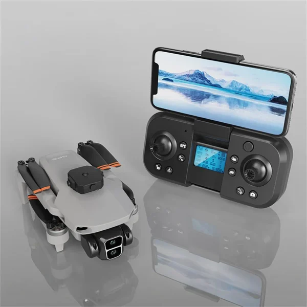 LYZRC L106 GPS WiFi FPV with Electric Adjustment HD Dual Camera 360 Obstacle Avoidance Optical Flow Positioning Brushless Foldable RC Drone Quadcopter RTF - Image 3