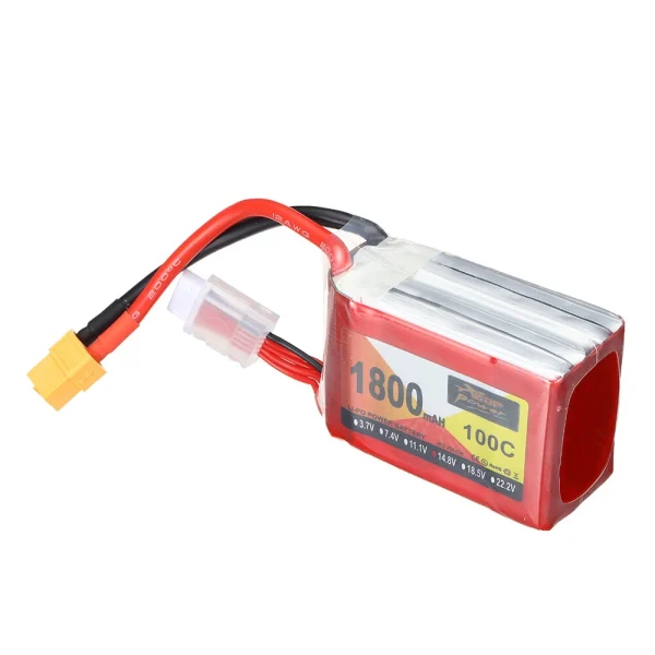 ZOP Power 14.8V 1800mAh 100C 4S LiPo Battery XT60 Plug for RC Drone - Image 4