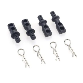 ZD Racing 8185 RC Car Body Mount Posts with Shell Clips Set for 9021 V3 Truggy 1/8 Vehicles Parts