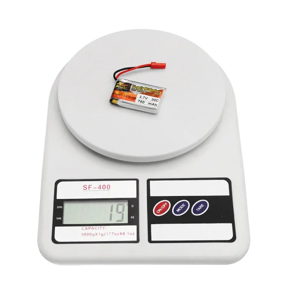 6Pcs ZOP POWER 3.7V 750mAH 30C 1S Lipo Battery JST Plug With Charger For RC Model - Image 8
