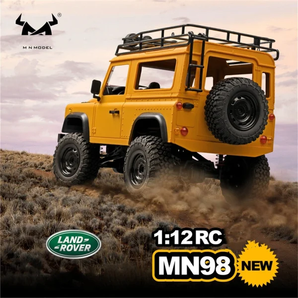 MNRC MN98 MN99S Upgraded Version 1/12 2.4G 4WD RC Car for Land Rover Rock Crawler Off-Road Climbing Truck LED Light Full Proportional Vehicles Models Toys - Image 4