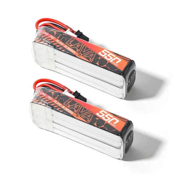 2PCS BETAFPV LAVA 2S/3S/4S 550mAh 75C Battery XT30 for Meteor85/Pavo Pico/Pavo20/Pico FPV Racing Drone - Image 2