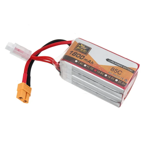 ZOP POWER 14.8V 1800mAh 85C 4S LiPo Battery XT60 Plug for RC Drone - Image 3
