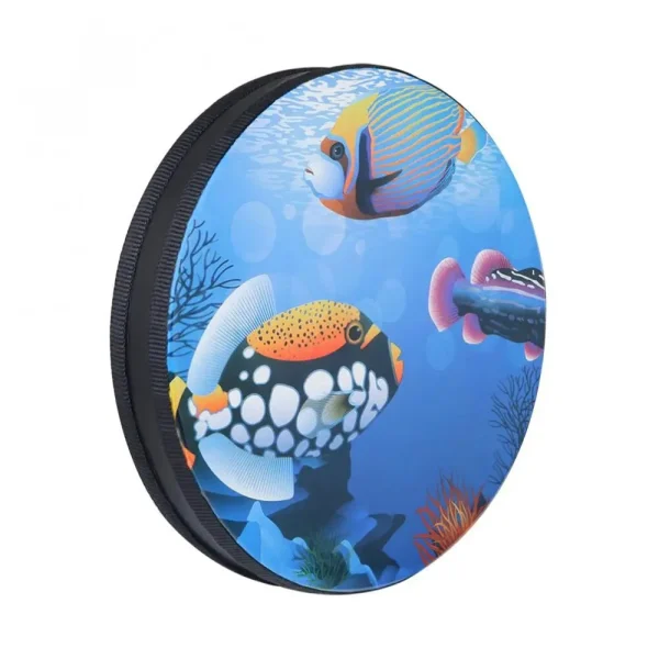 8/10 Inch Sea Drums Ocean Sound Hand Drum Musical Educational Toys for Kids Kindergarten Teaching Aids Hand Drum - Image 2