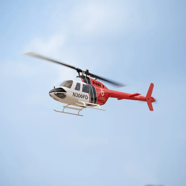 FLY WING Bell 206 V3  470 CLASS RC Helicopter With H1 Flight Controller GPS PNP / RTF - Image 2
