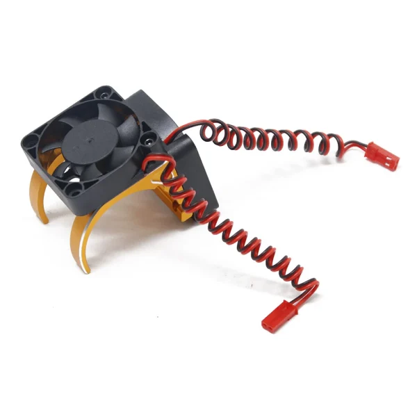 RC Car 42mm Motor Dual Fan Radiator Cooling Fan Cover For 4082 Arrma RC Car Parts